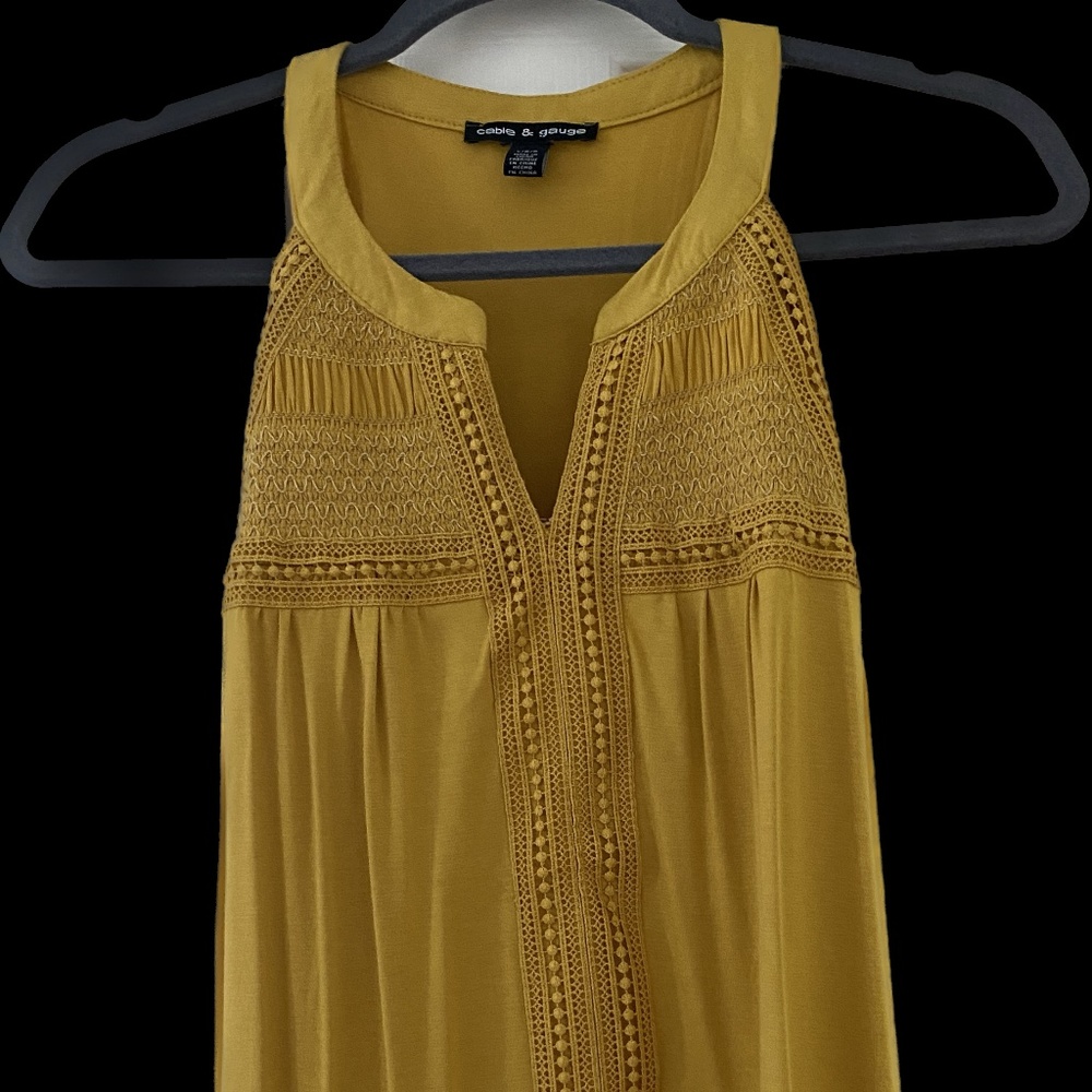 Mustard Yellow top